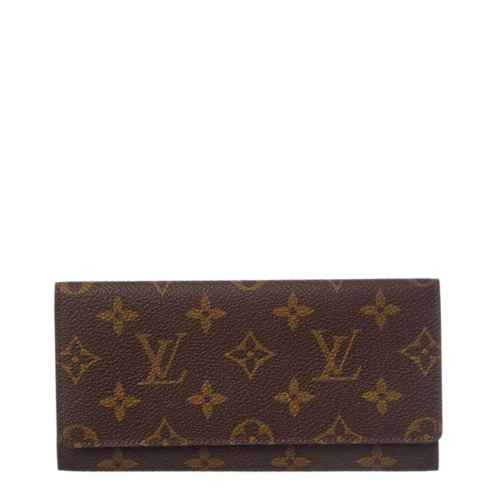 Louis Vuitton Brown Monogram Coated Canvas Wallet (Authentic Pre-Loved)